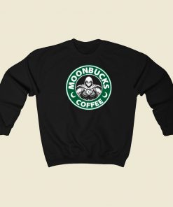 Moonbucks Coffee Funny 80s Sweatshirts Style