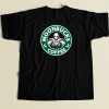 Moonbucks Coffee Funny 80s T Shirt Style