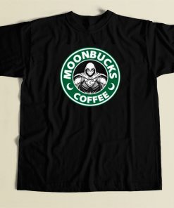 Moonbucks Coffee Funny 80s T Shirt Style