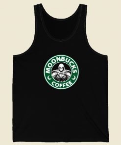 Moonbucks Coffee Funny 80s Tank Top