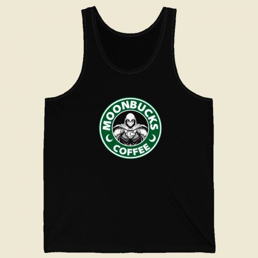 Moonbucks Coffee Funny 80s Tank Top