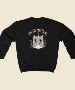 Mystical Kitty Funny 80s Sweatshirts Style