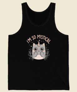 Mystical Kitty Funny 80s Tank Top