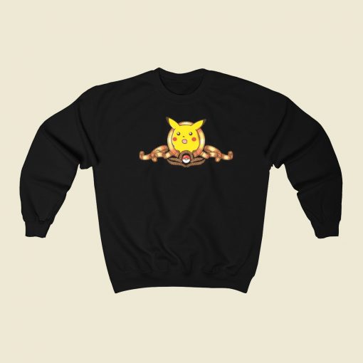 Pika Studios Funny Parody 80s Sweatshirts Style