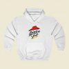 Pizza Slut Funny Food Parody 80s Hoodie Style