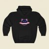 Planet Saturncat Kawaii 80s Hoodie Style