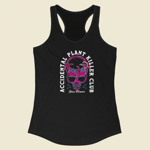 Plant Killer Club 80s Racerback Tank Top