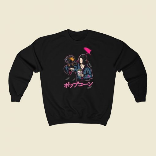 Popcorn Crow Itachi 80s Sweatshirts Style