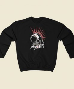 Punk Astronaut Graphic 80s Sweatshirts Style