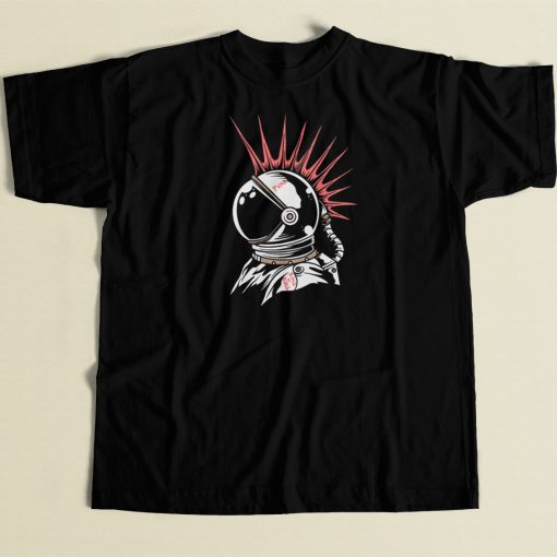 Punk Astronaut Graphic 80s T Shirt Style