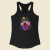 Rainbow Cloud Hair Racerback Tank Top