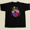 Rainbow Cloud Hair 80s T Shirt Style