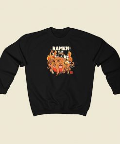Ramen Tako Club 80s Sweatshirts Style