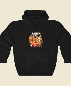 Ramen Tako Club 80s Hoodie Style