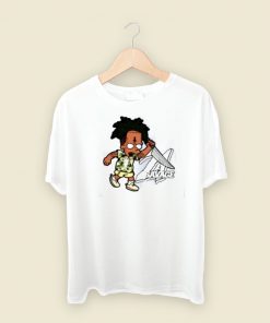 Rapper 21 Savage Parody Bart Simpson T Shirt Style