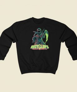 Recyclops Destroy Graphic 80s Sweatshirts Style