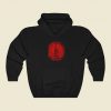 Red Moon Fern Graphic Hoodie Style