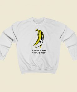 Sadness Emo Banana 80s Sweatshirts Style