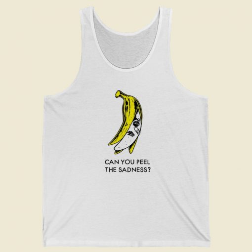 Sadness Emo Banana 80s Tank Top