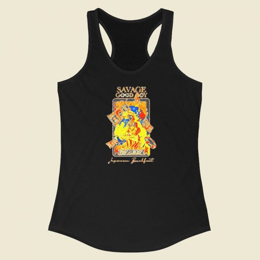 Savage Good Boy Japanese Breakfast Racerback Tank Top