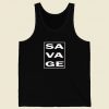 Savage Words Graphic Tank Top