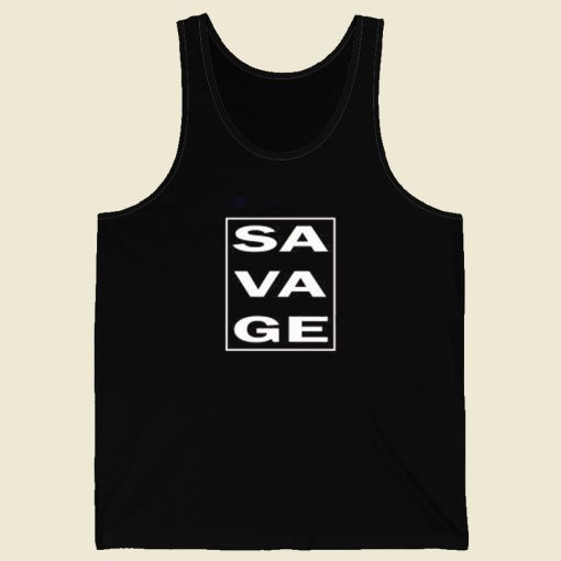 Savage Words Graphic Tank Top