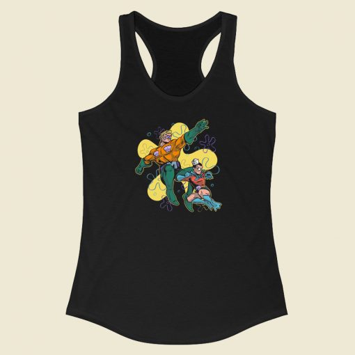 Sea Knight Returns 80s Racerback Tank Top