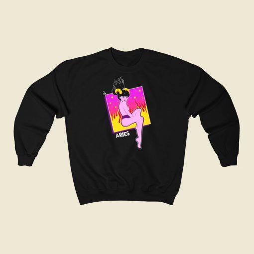 Sexy Aries Zodiac 80s Sweatshirts Style