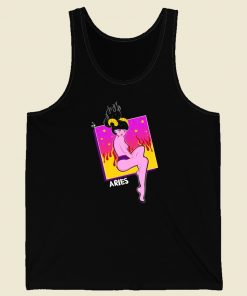 Sexy Aries Zodiac 80s Tank Top