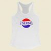 Sexy Pepsi Parody 80s Racerback Tank Top