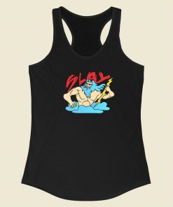 Slay Zeus Olympus 80s Racerback Tank Top