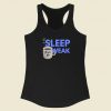 Sleep Is For The Weak 80s Racerback Tank Top