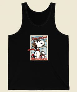 Snoopy Join Today Funny 80s Tank Top