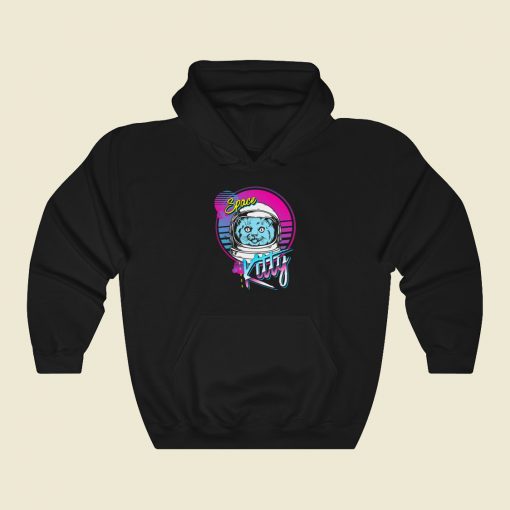 Space Kitty Astronaut Hoodie Style