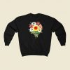 Sun Flower System Planets 80s Sweatshirts Style