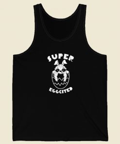 Super Eggcited Lazy Sloths 80s Tank Top