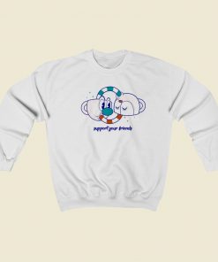 Support Your Friends 80s Sweatshirts Style