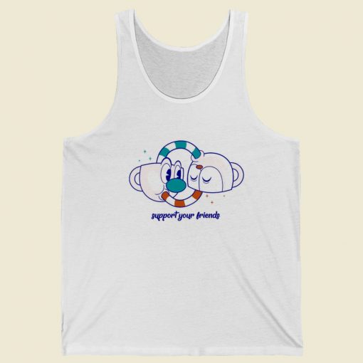 Support Your Friends 80s Tank Top