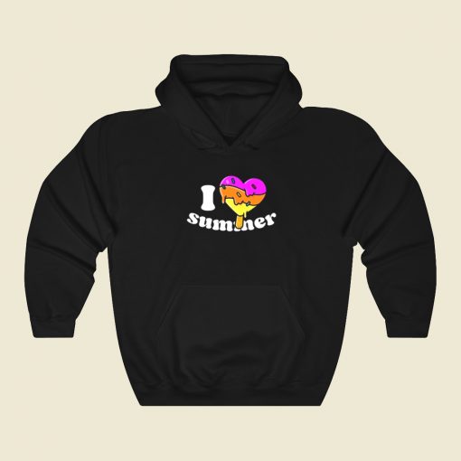 Sweet I Love Summer 80s Hoodie Style