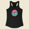 The Old Man And The Seat 80s Racerback Tank Top