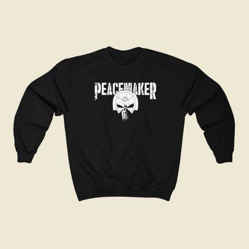 The Peacenisher Old Skull 80s Sweatshirts Style