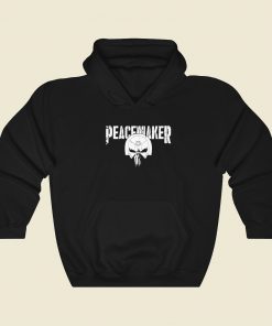 The Peacenisher Old Skull 80s Hoodie Style