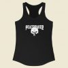 The Peacenisher Old Skull 80s Racerback Tank Top