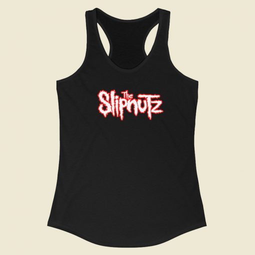 The Slipnutz Funny 80s Racerback Tank Top