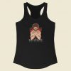 The Wolveross Artistic 80s Racerback Tank Top