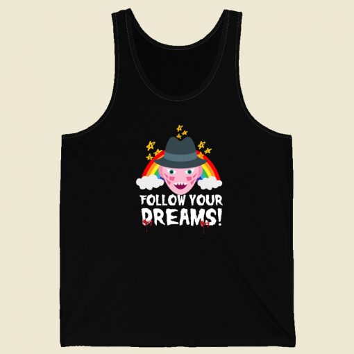 Top Follow Your Dreams 80s Tank Top