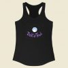 Trick or Treat Night Moon Sky 80s Racerback Tank Top