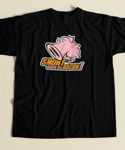 Vintage Snort Saved My Bacon 80s T Shirt Style