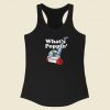 Whats Poppin Funny Kids 80s Racerback Tank Top