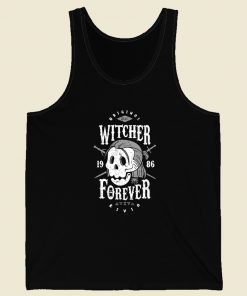 Witcher Forever Skull Graphic 80s Tank Top